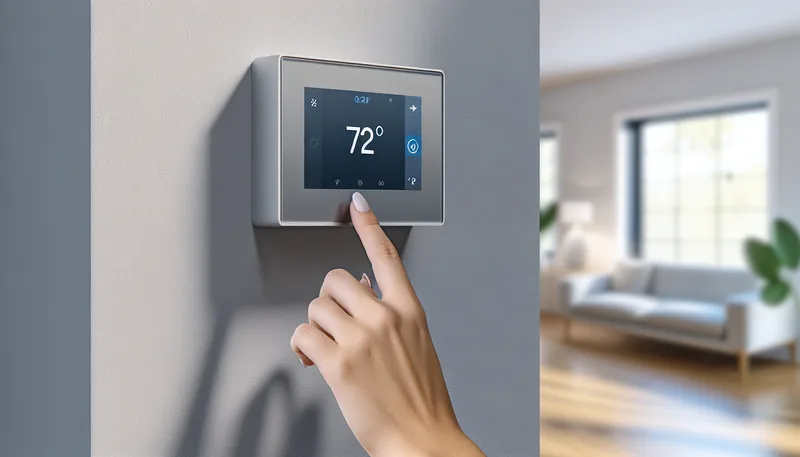 ecobee smart thermostat installed in a Maitland Florida home